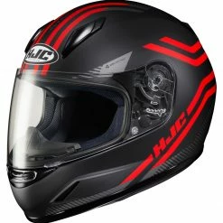 HJC Helmets HJC Helmets HJC Youth CL-Y Strix Helmet -Cheap Kids Motorcycle Gear Store hjccly strix youth helmet black red