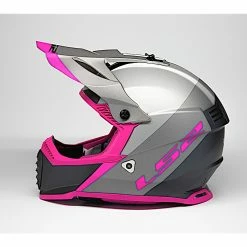 LS2 Helmets LS2 Helmets LS2 Youth Gate Launch Helmet 23 LS2 Helmets LS2 Helmets LS2 Youth Gate Launch Helmet -Cheap Kids Motorcycle Gear Store ls2 helmets launch gate silver grey pink