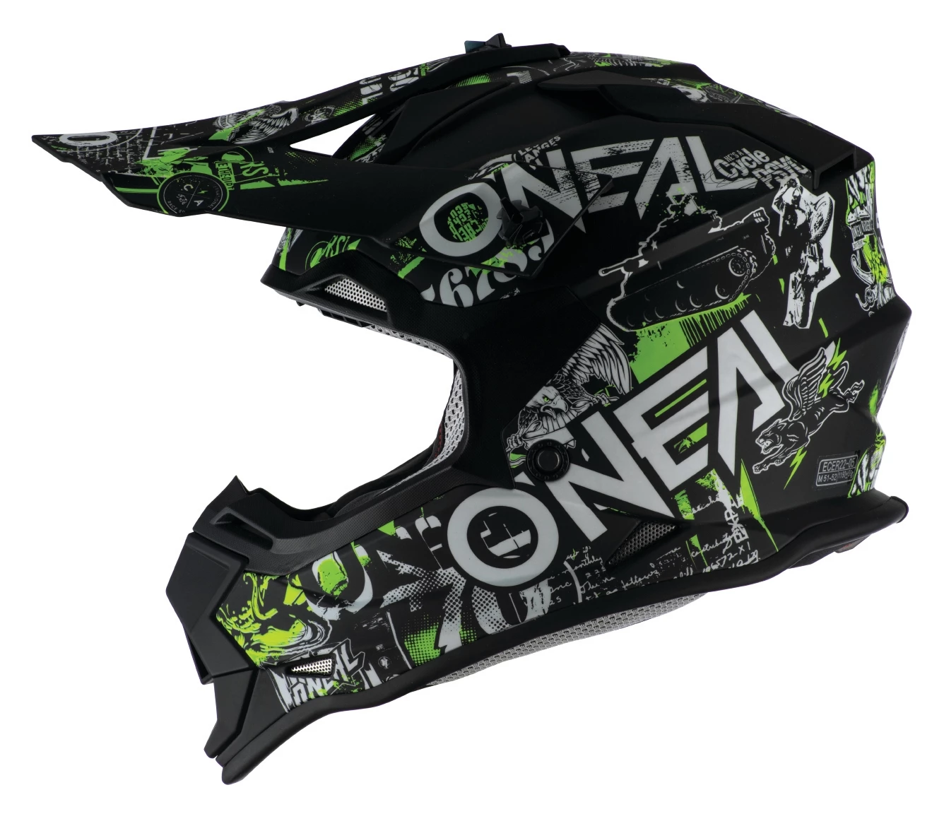 O'Neal Youth 2 Series Attack Helmet 2 O'Neal Youth 2 Series Attack Helmet - Image 2