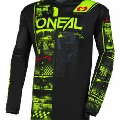 O'Neal Youth Element Attack Jersey -Cheap Kids Motorcycle Gear Store o neal youth element attack jersey black hi viz yellow