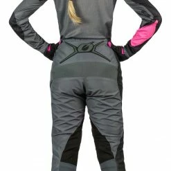O'Neal Youth Element Racewear Girl's Pants -Cheap Kids Motorcycle Gear Store o neal youth element racewear girls pants grey pink 1