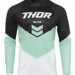 Thor Youth Sector Chevron Jersey -Cheap Kids Motorcycle Gear Store thor sector chevron jersey black green white 2