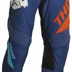 Thor Youth Sector Edge Pants -Cheap Kids Motorcycle Gear Store thor sector edge pants navy orange scaled