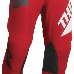 Thor Youth Sector Edge Pants -Cheap Kids Motorcycle Gear Store thor sector edge pants red white scaled