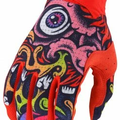 Troy Lee Designs Youth Air Bigfoot Gloves -Cheap Kids Motorcycle Gear Store troy lee designs youth air bigfoot gloves red navy