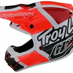Troy Lee Designs Youth SE4 Polyacrylite Quattro Helmet -Cheap Kids Motorcycle Gear Store troy lee designs youth se4 polyacrylite quattro helmet red charcoal 1 scaled