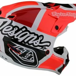 Troy Lee Designs Youth SE4 Polyacrylite Quattro Helmet -Cheap Kids Motorcycle Gear Store troy lee designs youth se4 polyacrylite quattro helmet red charcoal 3 scaled
