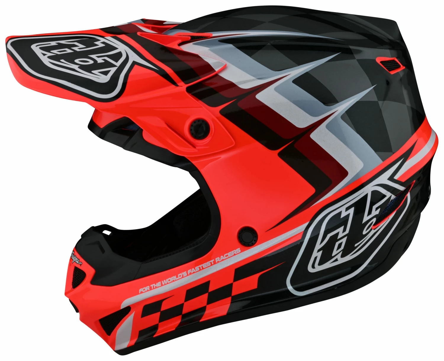 Troy Lee Designs Youth SE4 Polyacrylite Warped Helmet 1 Troy Lee Designs Youth SE4 Polyacrylite Warped Helmet