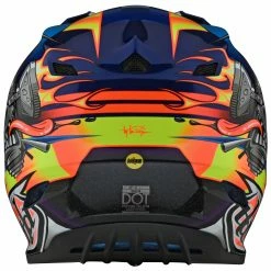 Troy Lee Designs Troy Lee Designs Troy Lee Youth GP Carb Helmet (Youth LG) Blue / Youth LG [Open Box] -Cheap Kids Motorcycle Gear Store troy lee youth gp carb helmet youth lg blue youth lg open box blue 3