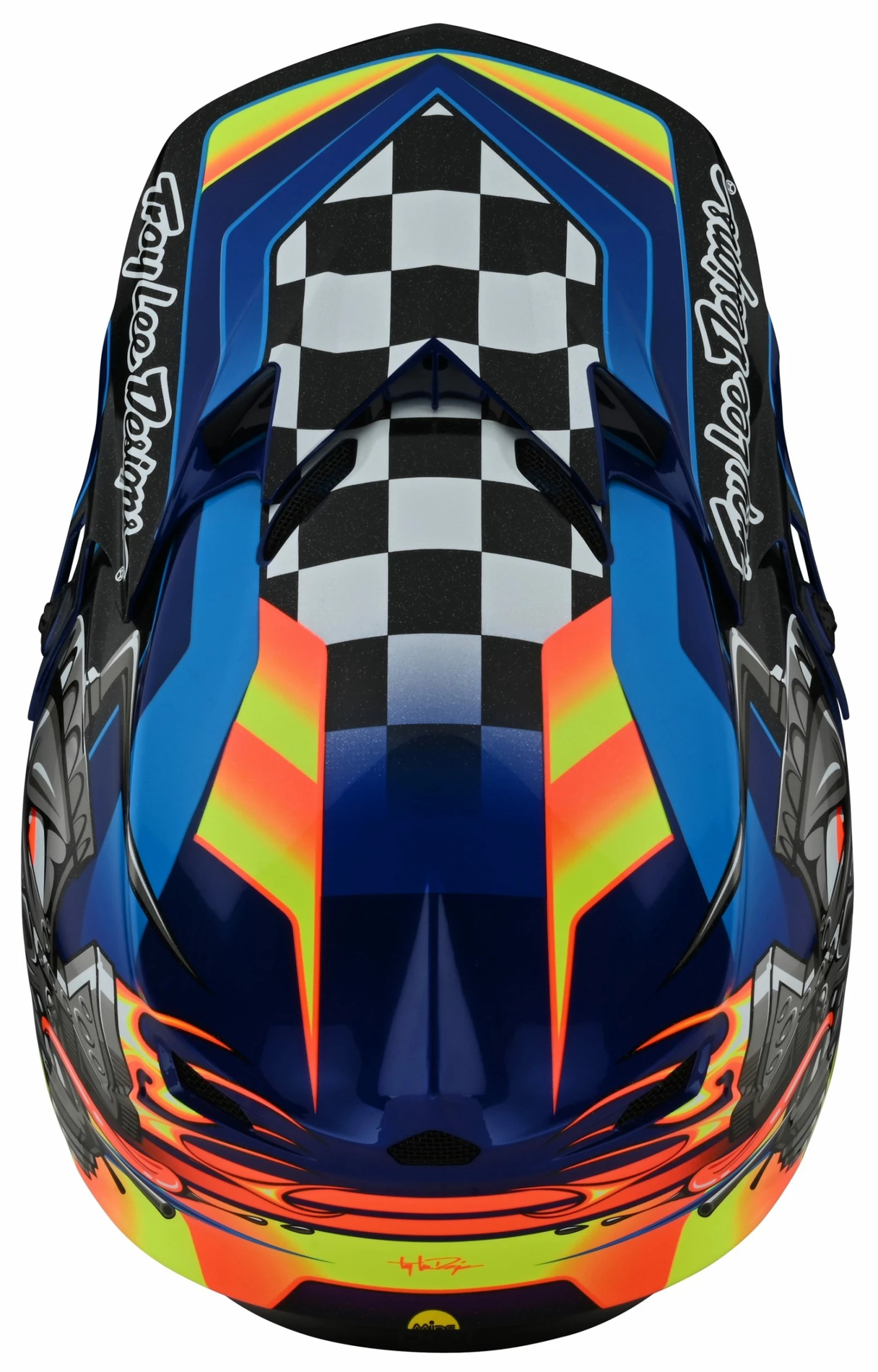 Troy Lee Designs Troy Lee Designs Troy Lee Youth GP Carb Helmet (Youth LG) Blue / Youth LG [Open Box] - Image 8